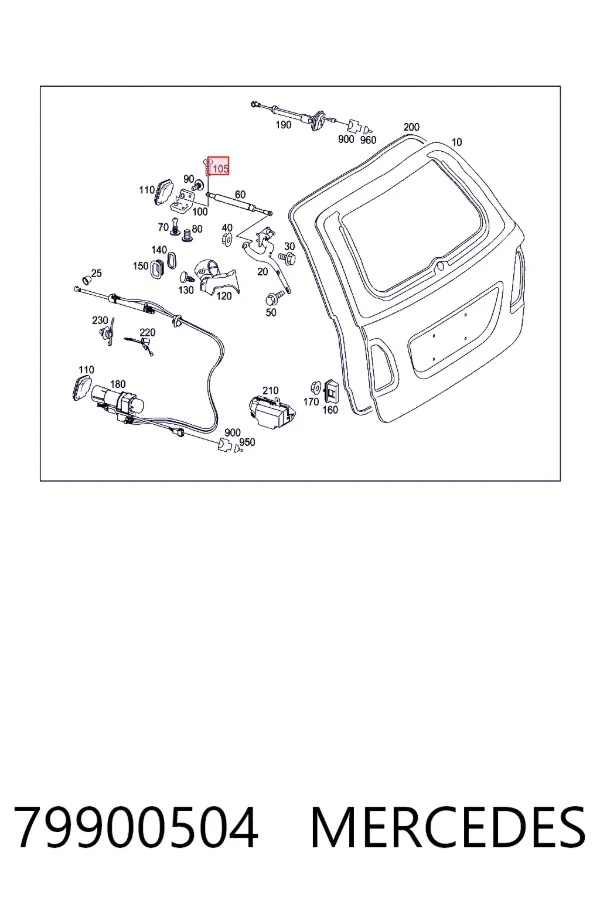  A0079900504 Mercedes