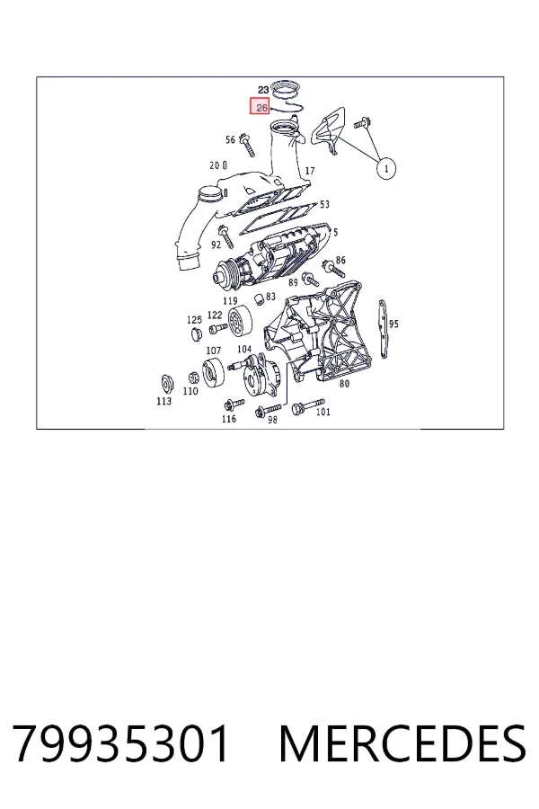  A0079935301 Mercedes