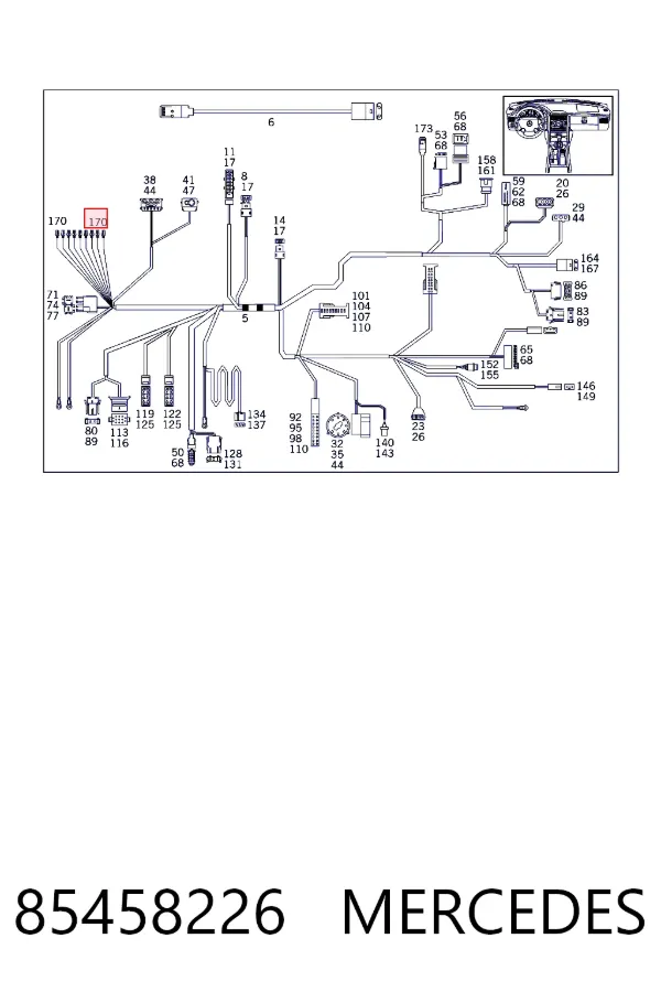  A0085458226 Mercedes