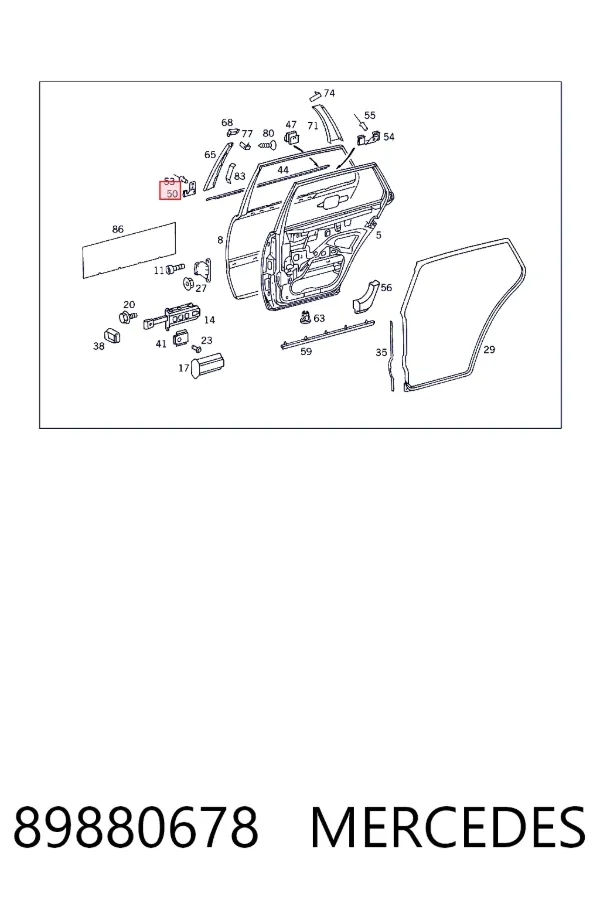  Mercedes A0089880678 цена, от 97.72 USD