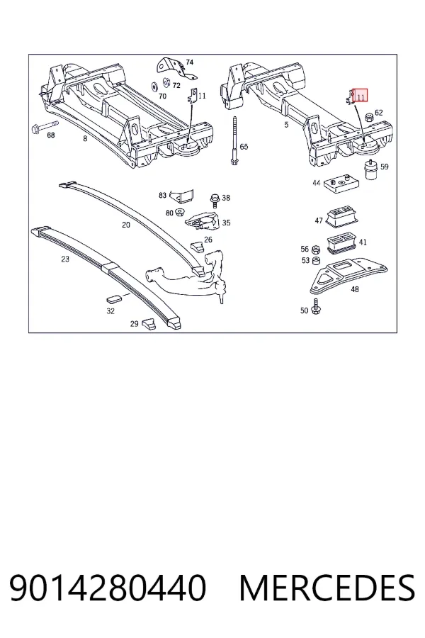 A9014280440 Mercedes 
