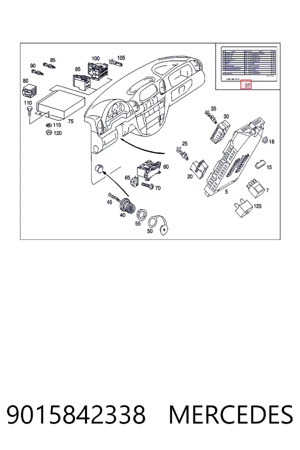 A9015842338 Mercedes 