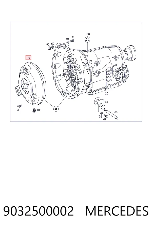 Гидротрансформатор 9032500002 Mercedes
