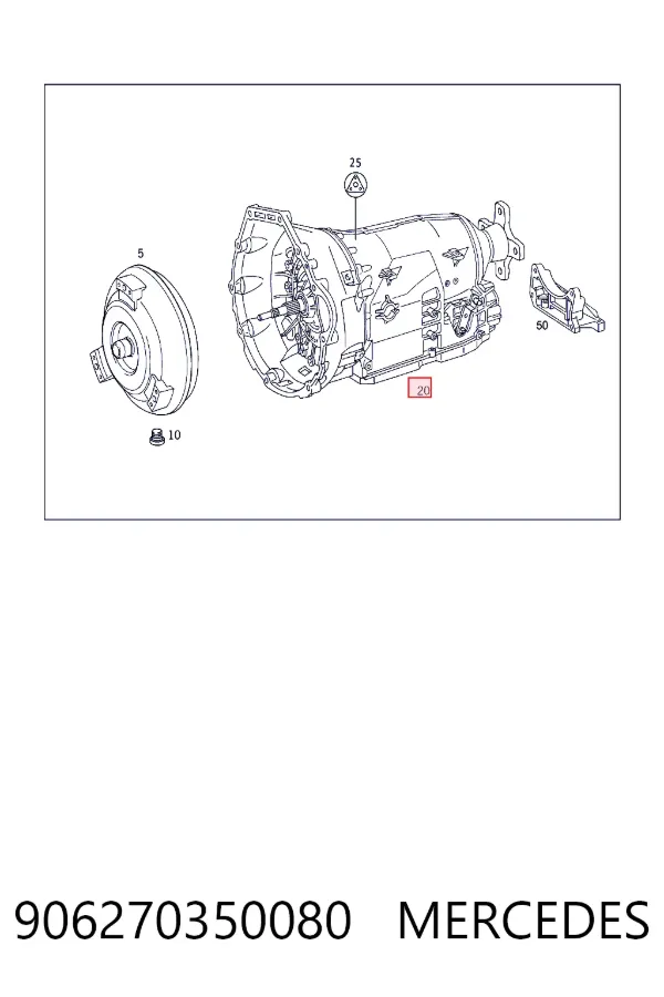A9062703500 Mercedes Автоматическая коробка передач