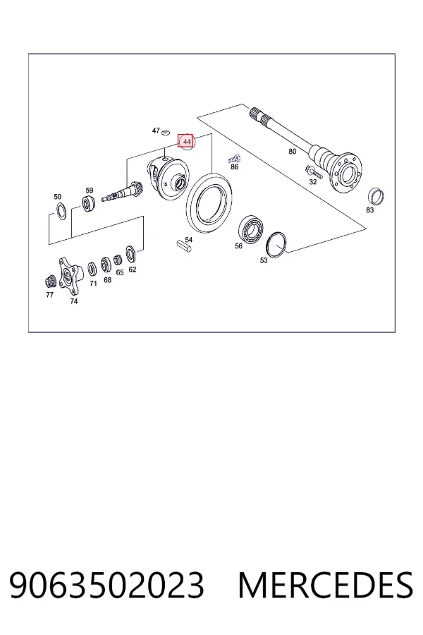 A9063502023 Mercedes 