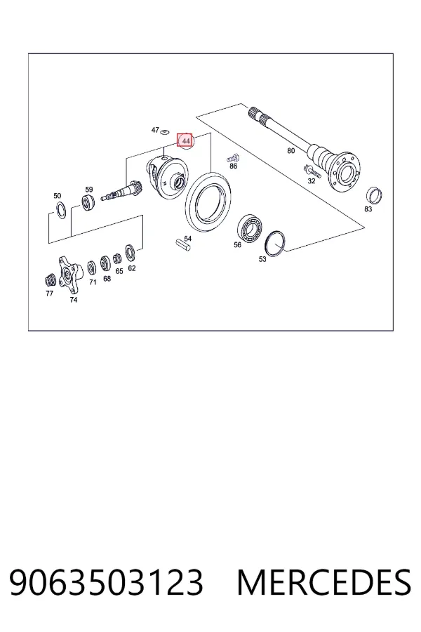 A9063503123 Mercedes 