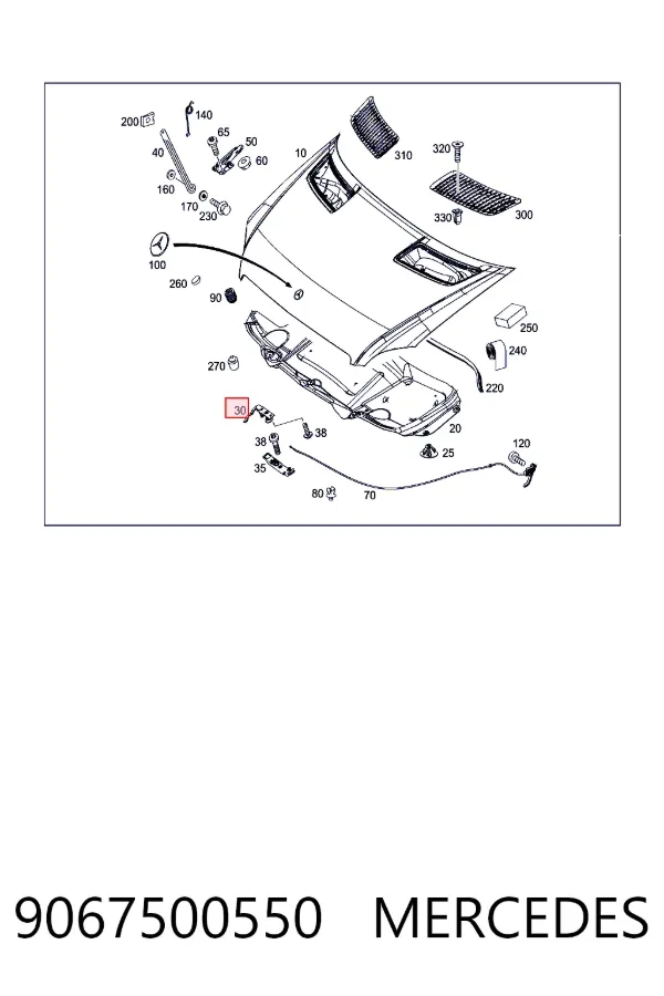  Mercedes A9067500550 цена, от 19.00 USD