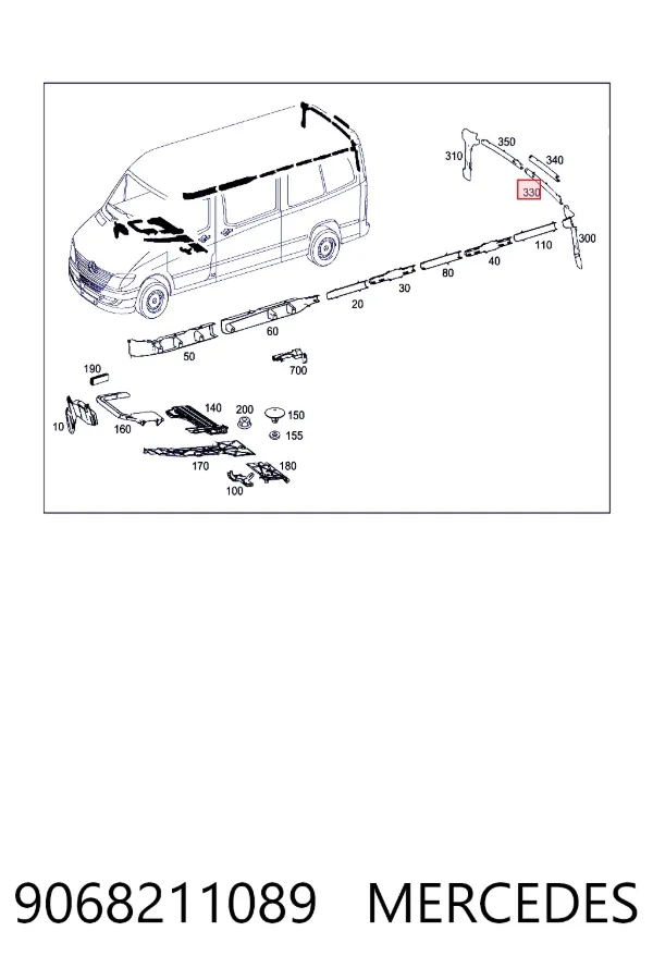 A9068211089 Mercedes 