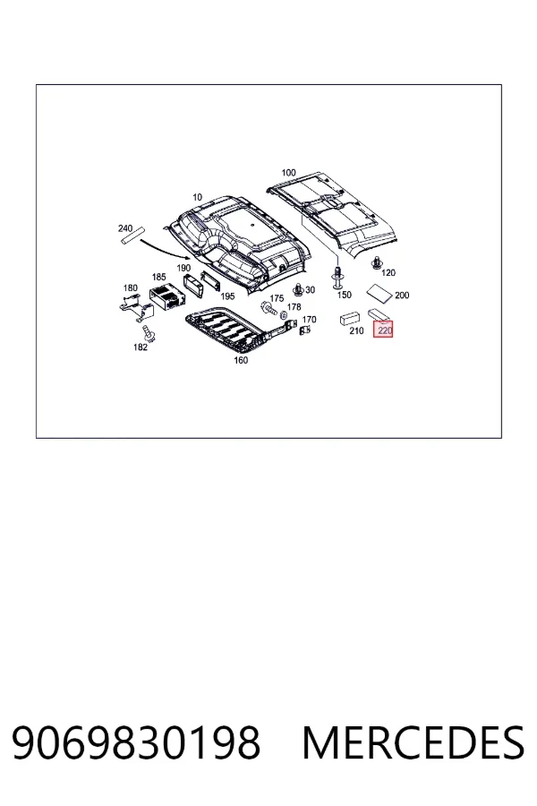 A9069830198 Mercedes 