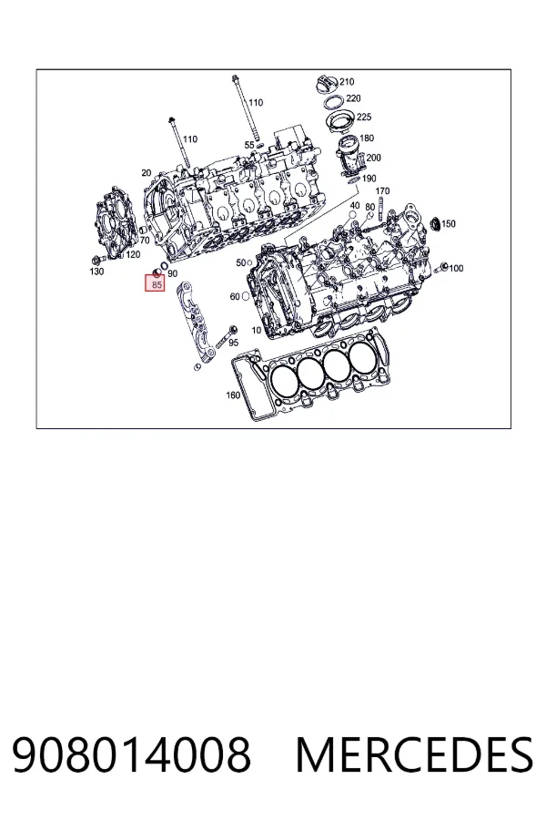 N000908014008 Mercedes 