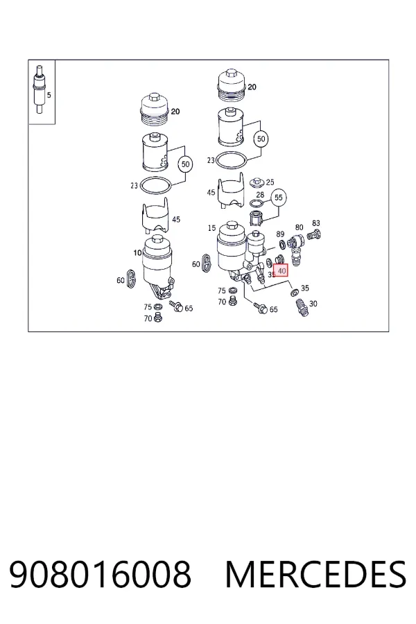  Mercedes N000908016008 цена, от 4.06 USD