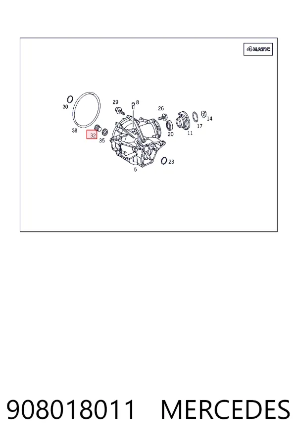 Сливная пробка блока цилиндров Mercedes N000908018011 цена, от 18.79 USD