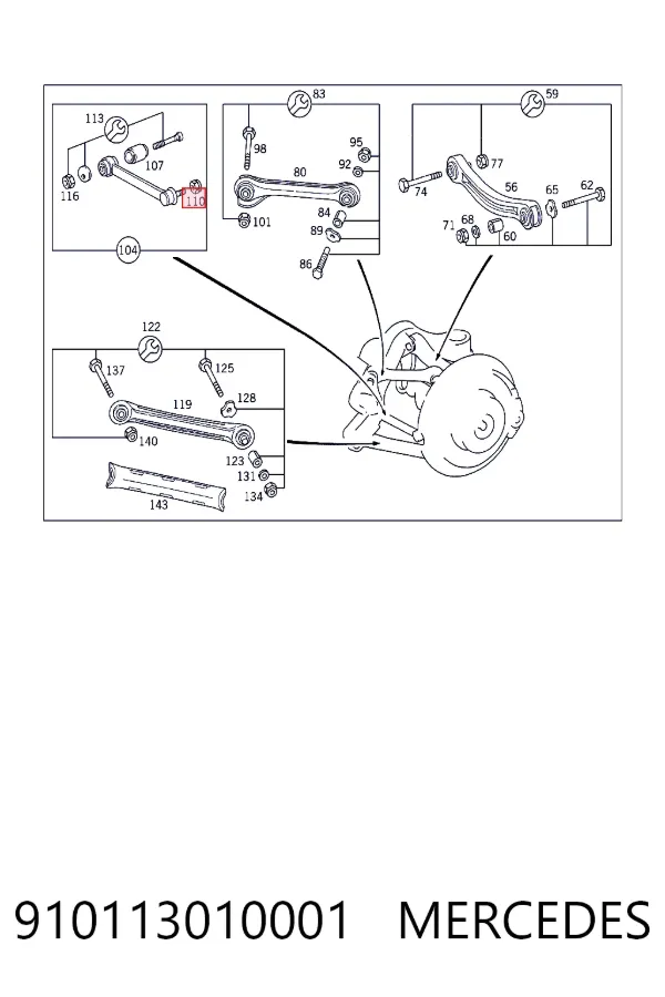 A910113010001 Mercedes 