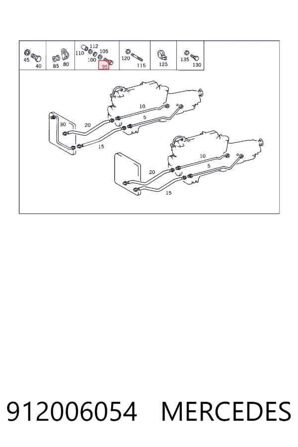  Mercedes N000912006054 цена, от 6.65 USD