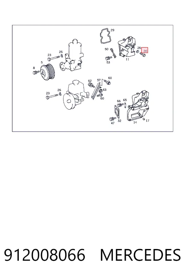 Купить A000912008066 Mercedes 