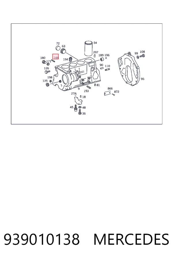 N000939010138 Mercedes 