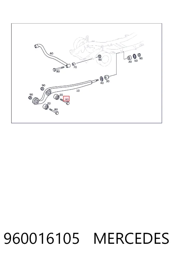  Mercedes N000960016105 цена, от 5.01 USD