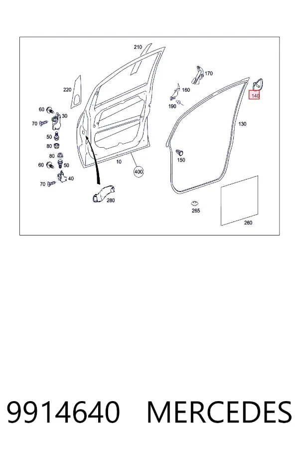 A0009914640 Mercedes 