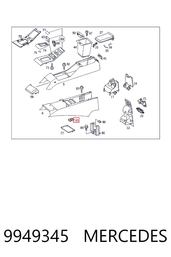  Mercedes A0009949345