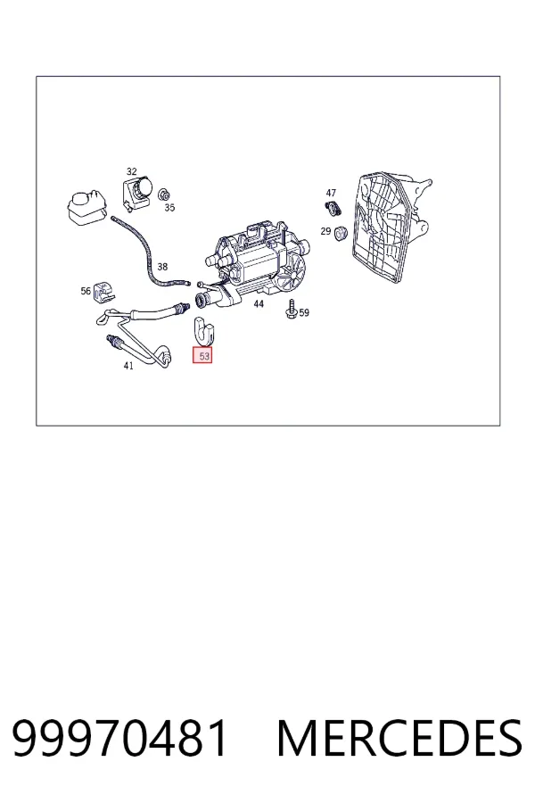 Mercedes A0099970481 цена, от 2.53 USD