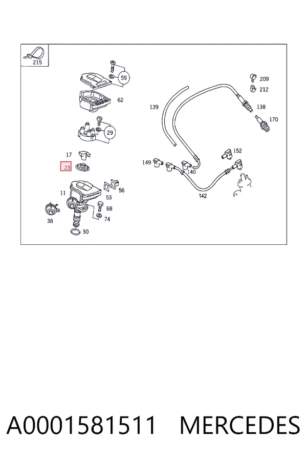  A0001581511 Mercedes