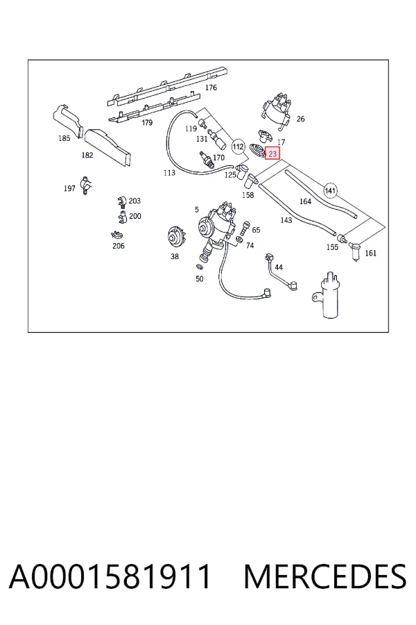  A0001581911 Mercedes