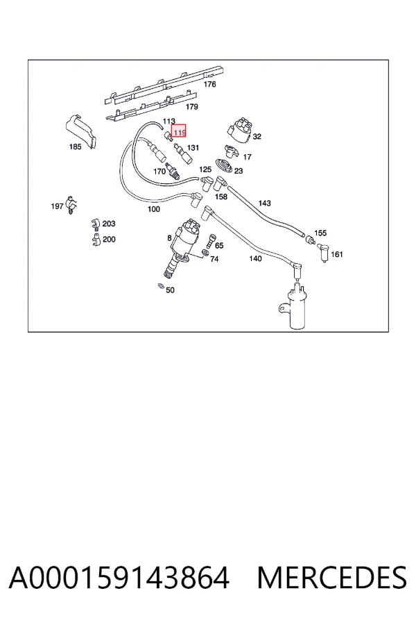  Mercedes A0001591438