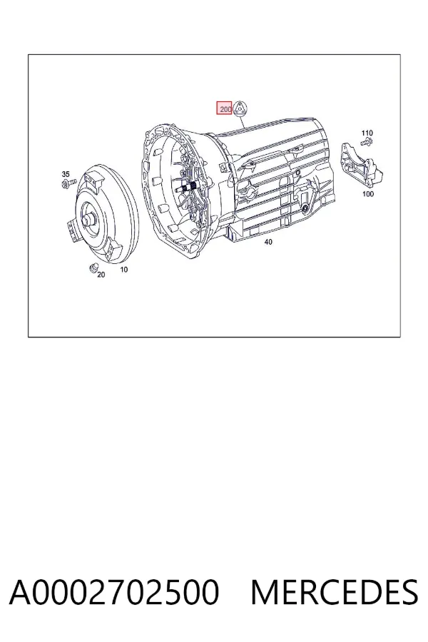 Ремкомплект АКПП A0002702500 Mercedes