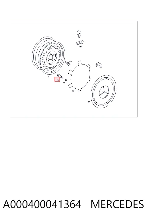  Mercedes A0004000413