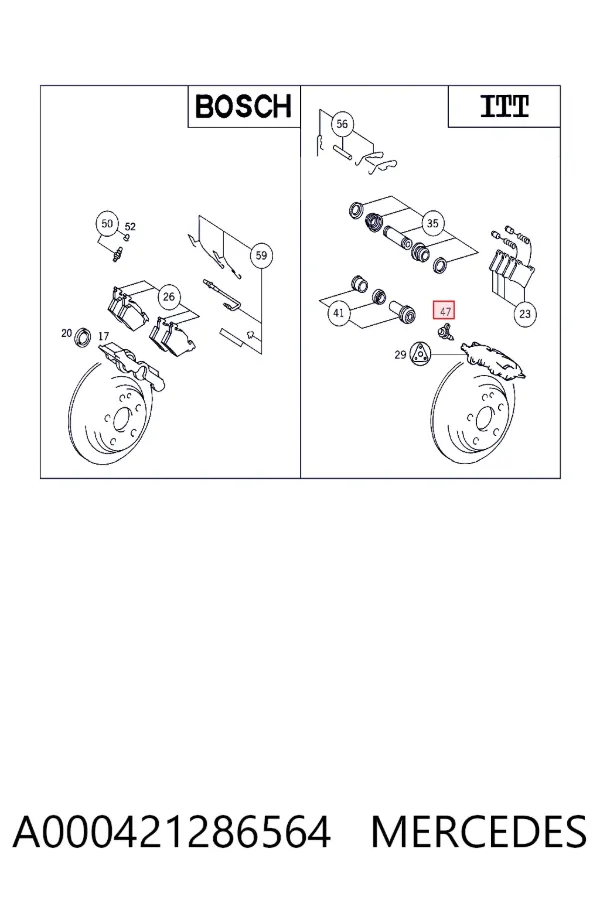 A0004212865 Mercedes 