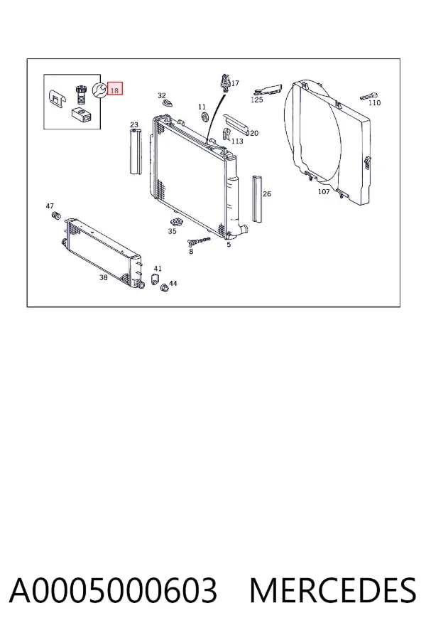  A0005000603 Mercedes