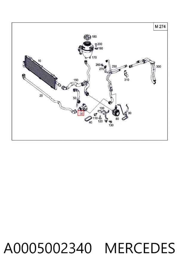  A0005002340 Mercedes