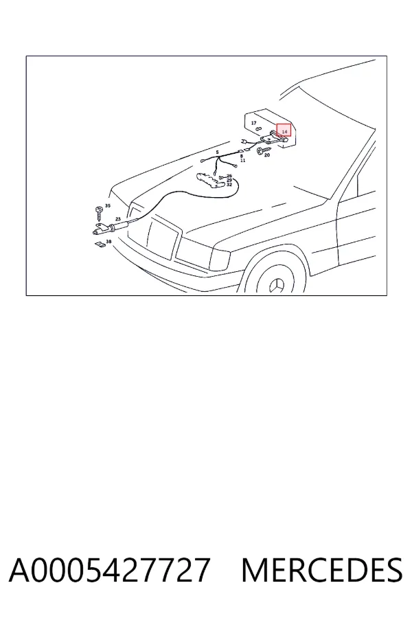  A0005427727 Mercedes