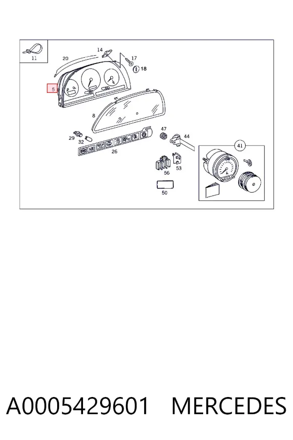  A0005429601 Mercedes