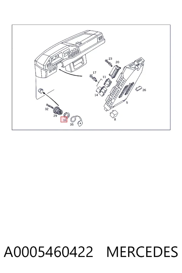  A0005460422 Mercedes