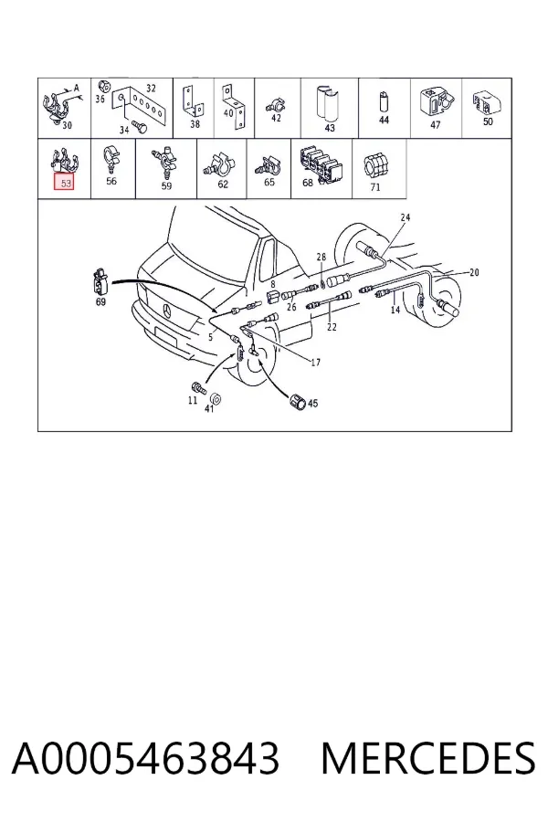  A0005463843 Mercedes
