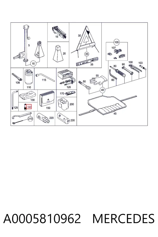  A0005810962 Mercedes