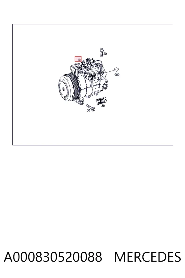 Насос кондиционера Mercedes A0008305200
