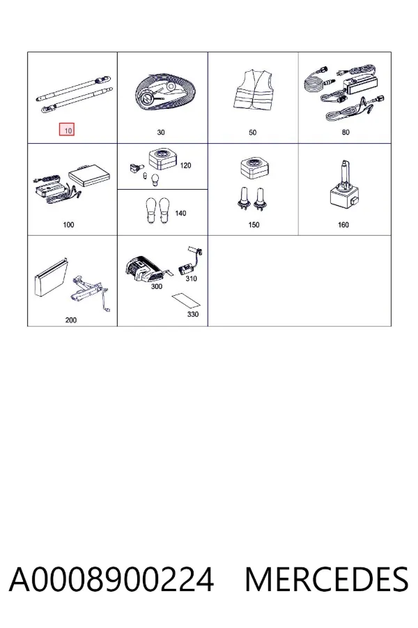  A0008900224 Mercedes