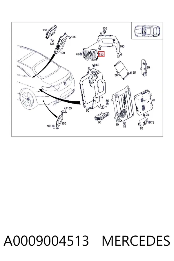  A0009004513 Mercedes