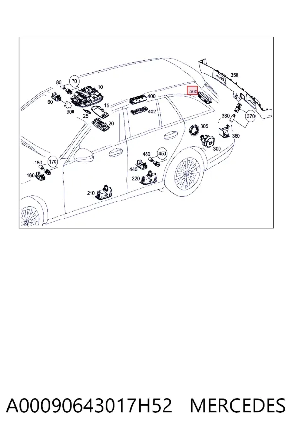 A0009064301 Mercedes 