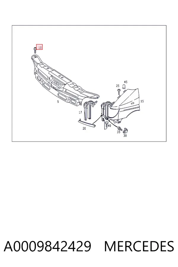  A0009842429 Mercedes