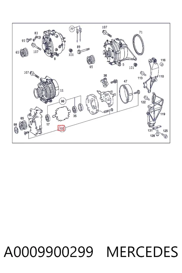 A0009900299 Mercedes