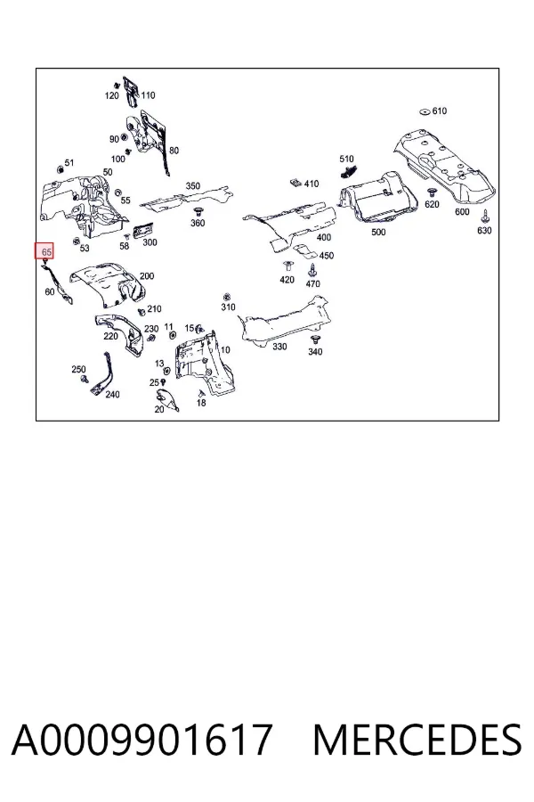  A0009901617 Mercedes