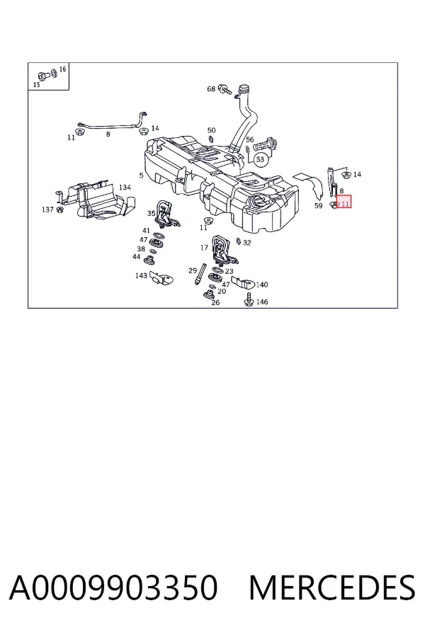 A0009903350 Mercedes