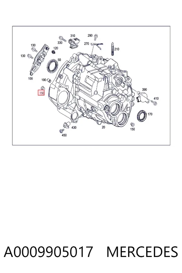  A0009905017 Mercedes