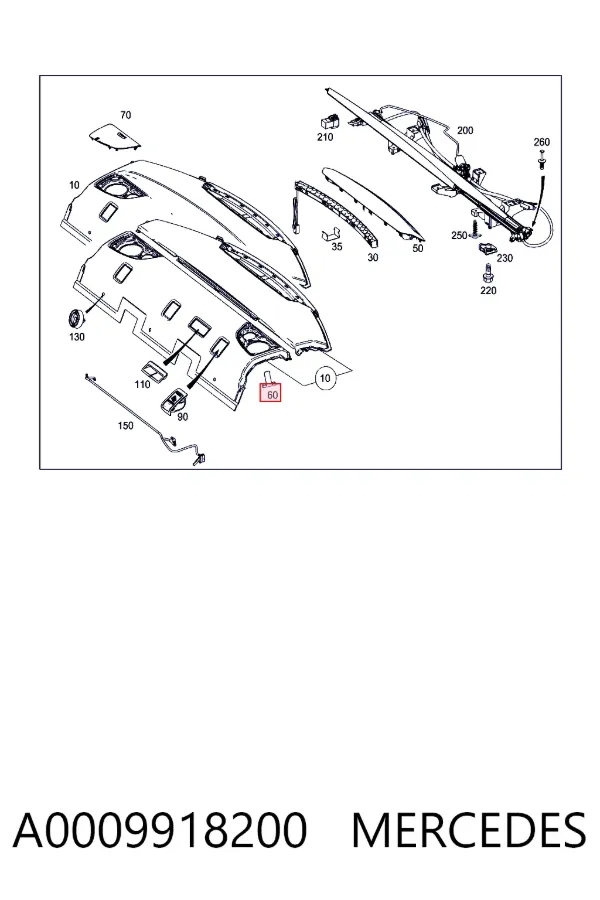  A0009918200 Mercedes