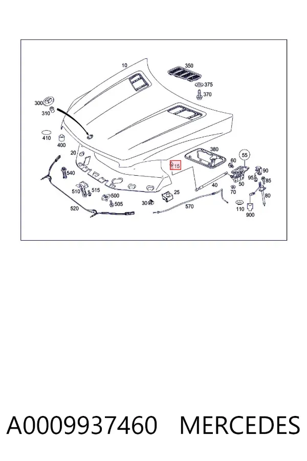  A0009937460 Mercedes