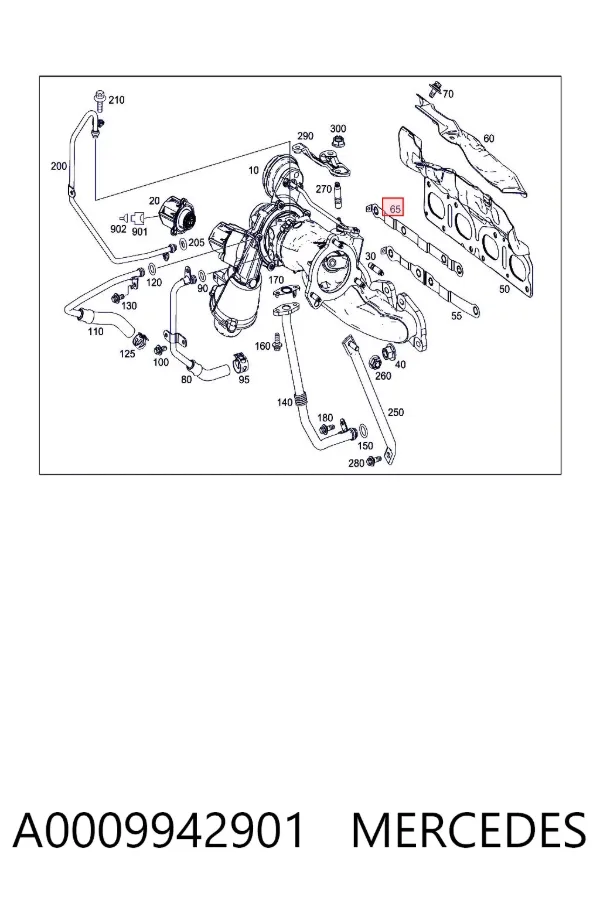  A0009942901 Mercedes