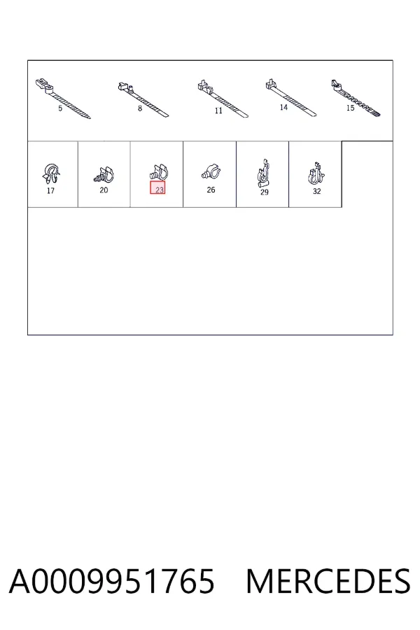  A0009951765 Mercedes
